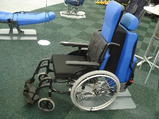 Rescroft introduced its new, patented, wheelchair support system at Ambulex 2011